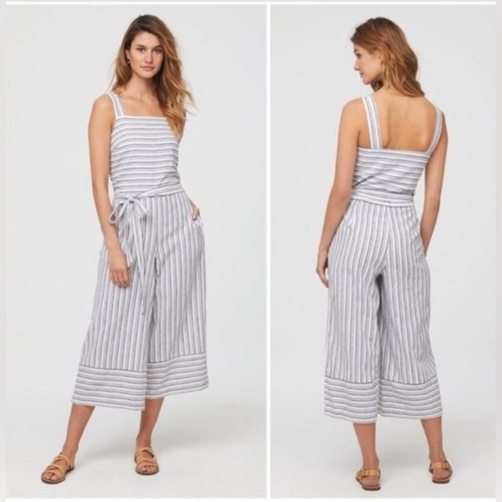 beachlunchlounge Lounge Talia Women’s New Linen Jumpsuit L